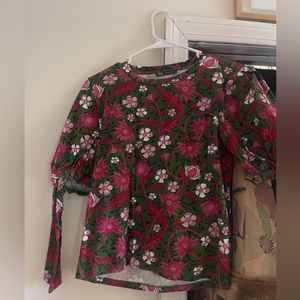 Zara all over print tee